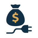 Ahorro en costos operativos icon