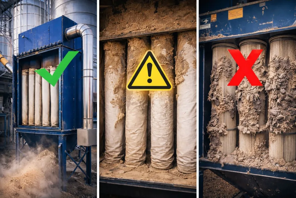 Filtros de Manga para Polvo de Grano