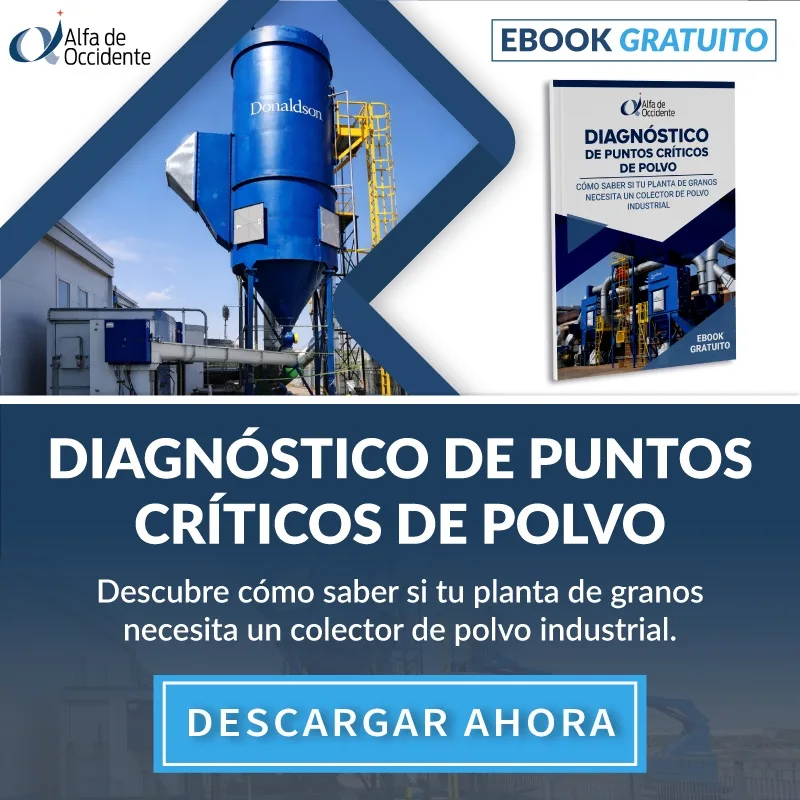 Ebook Diagnóstico de puntos críticos de polvo: Cómo saber si tu planta de granos necesita un colector de polvo industrial