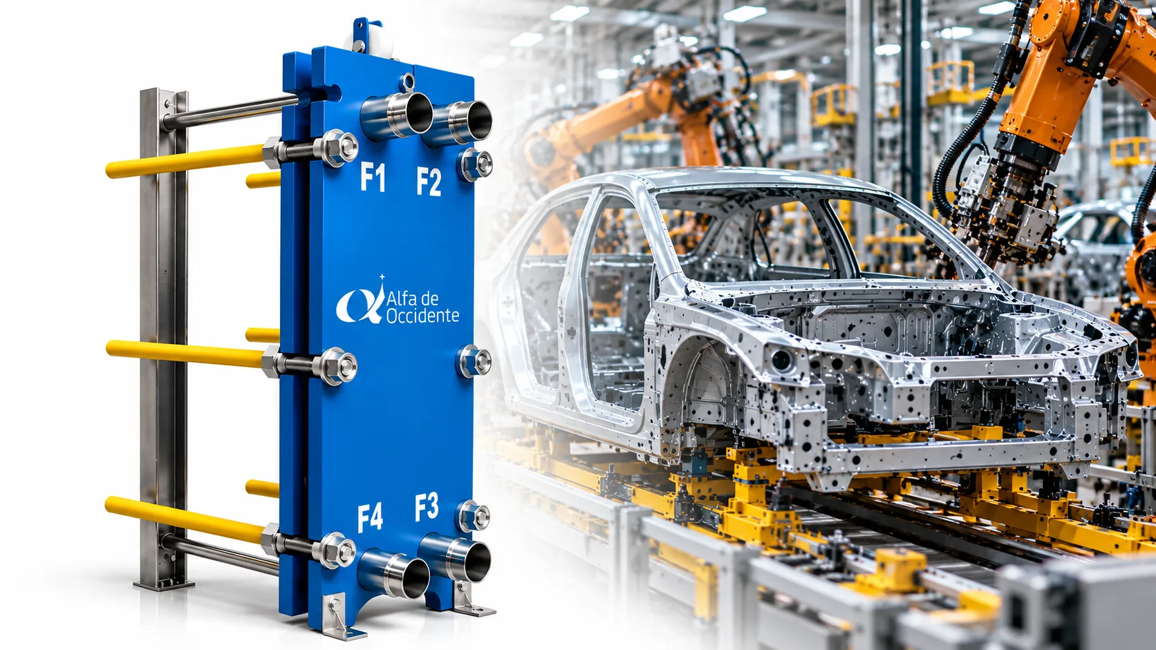 intercambiadores de calor a placas para industria automotriz
