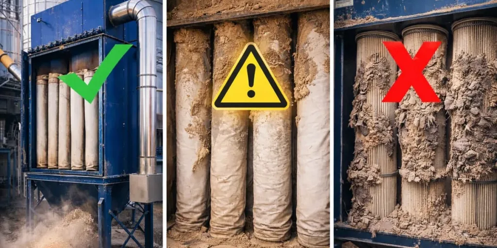 Filtros de Manga para Polvo de Grano