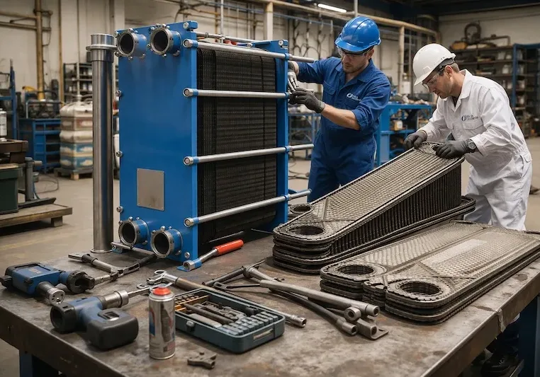 Reparación de Intercambiadores de Calor a Placas